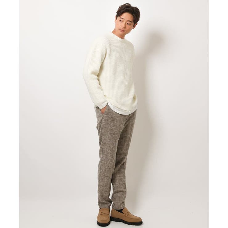【ユニセックス】ふわ軽クルーネックニット | a.v.v【MEN】 | 詳細画像33 