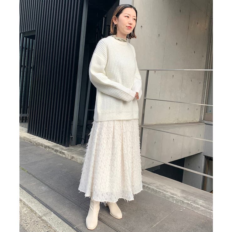 【ユニセックス】ふわ軽クルーネックニット | a.v.v【MEN】 | 詳細画像36 