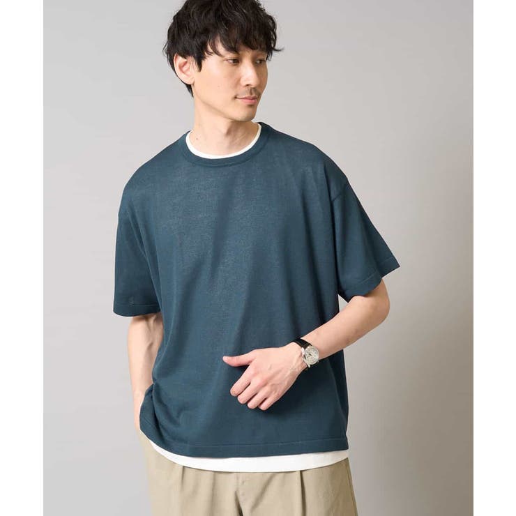 【2SET/洗濯機で洗える】シアーニットアンサンブル | a.v.v【MEN】 | 詳細画像1 