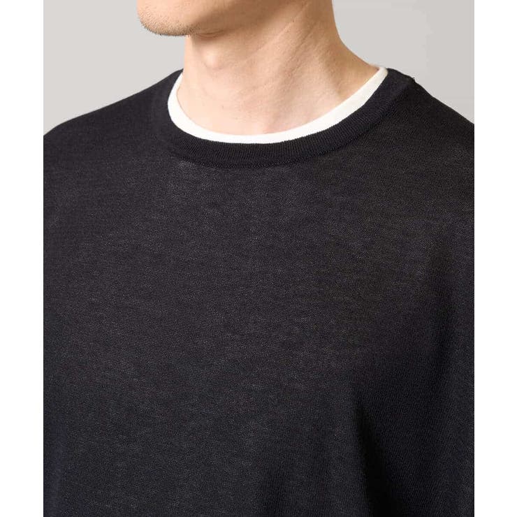 【2SET/洗濯機で洗える】シアーニットアンサンブル | a.v.v【MEN】 | 詳細画像4 