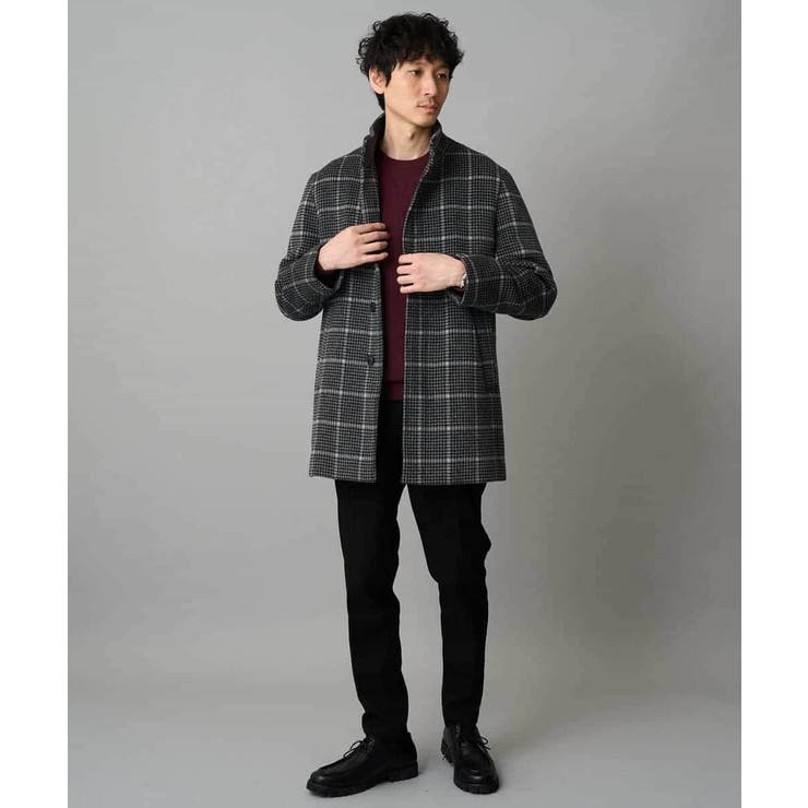 【洗濯機で洗える】ダブルフェイスクルーネックニット | a.v.v【MEN】 | 詳細画像17 