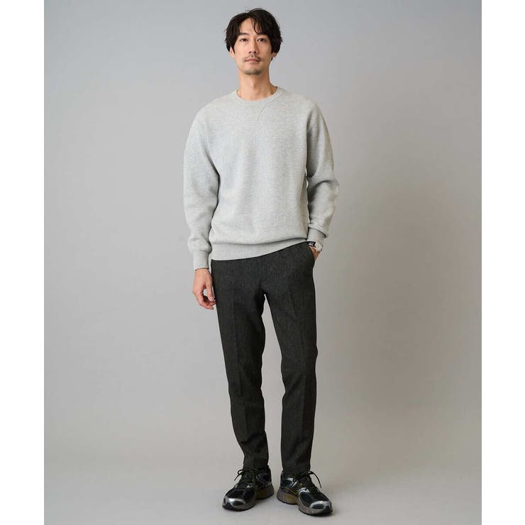 【洗濯機で洗える】ダブルフェイスクルーネックニット | a.v.v【MEN】 | 詳細画像20 