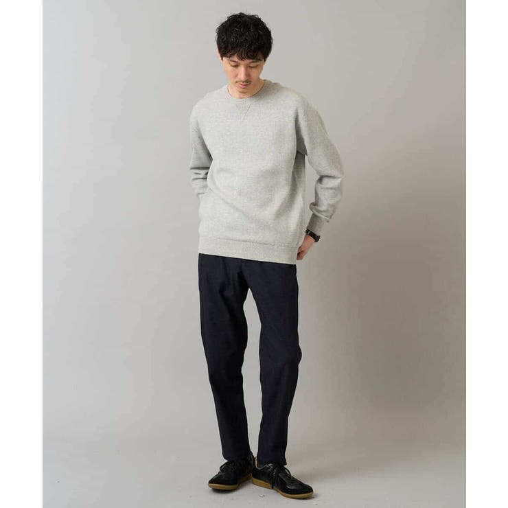 【洗濯機で洗える】ダブルフェイスクルーネックニット | a.v.v【MEN】 | 詳細画像24 