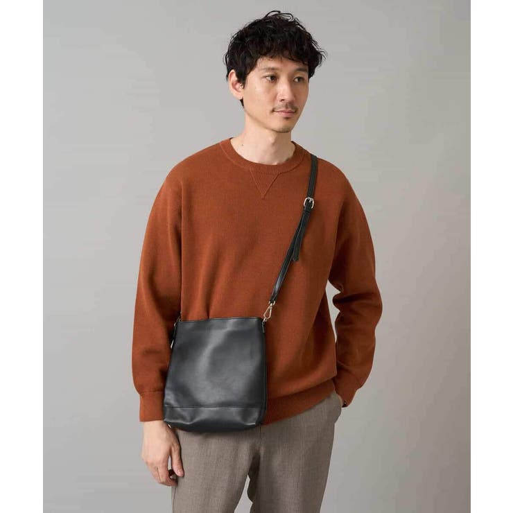 【洗濯機で洗える】ダブルフェイスクルーネックニット | a.v.v【MEN】 | 詳細画像35 