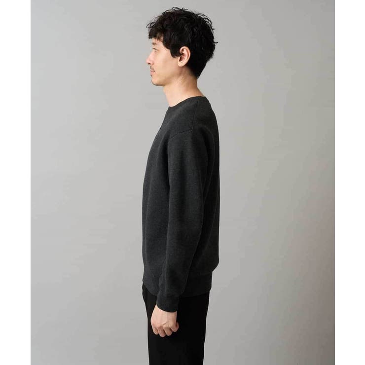 【洗濯機で洗える】ダブルフェイスクルーネックニット | a.v.v【MEN】 | 詳細画像49 