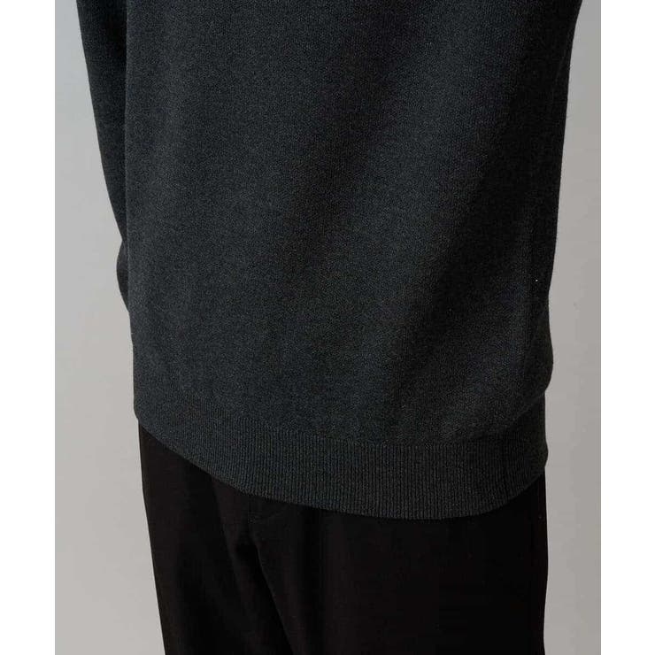 【洗濯機で洗える】ダブルフェイスクルーネックニット | a.v.v【MEN】 | 詳細画像53 