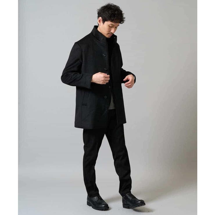 ウールライトビーバースタンドカラージャケット | a.v.v【MEN】 | 詳細画像10 