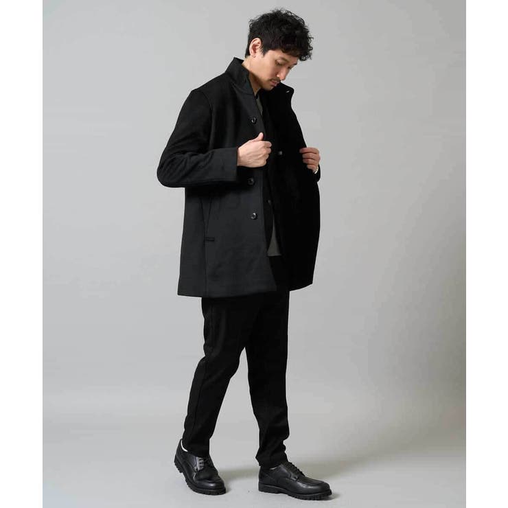 ウールライトビーバースタンドカラージャケット | a.v.v【MEN】 | 詳細画像11 