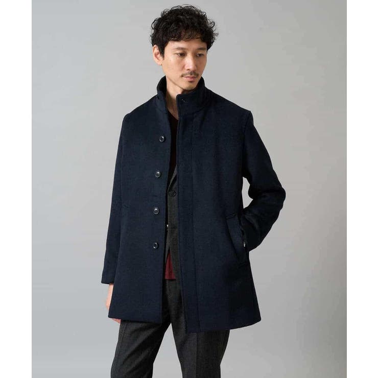 ウールライトビーバースタンドカラージャケット | a.v.v【MEN】 | 詳細画像13 