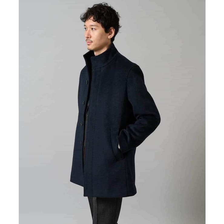 ウールライトビーバースタンドカラージャケット | a.v.v【MEN】 | 詳細画像14 