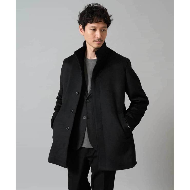 ウールライトビーバースタンドカラージャケット | a.v.v【MEN】 | 詳細画像16 