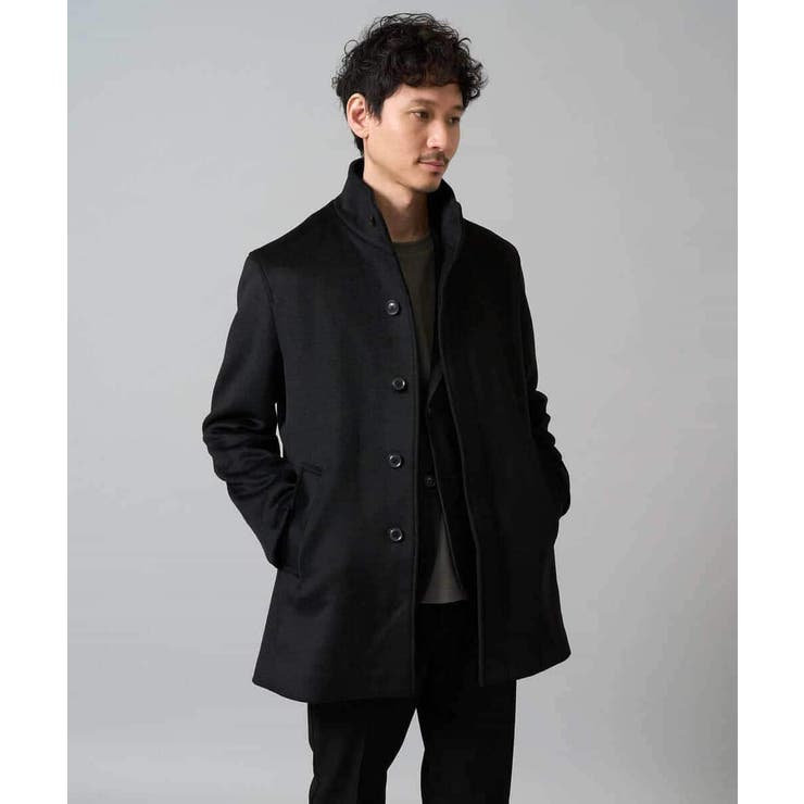 ウールライトビーバースタンドカラージャケット | a.v.v【MEN】 | 詳細画像17 