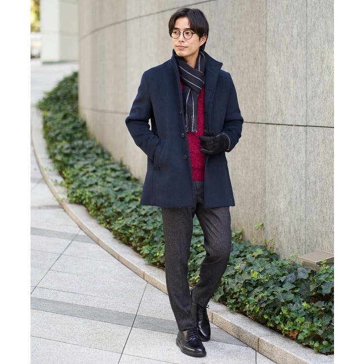 ウールライトビーバースタンドカラージャケット | a.v.v【MEN】 | 詳細画像33 