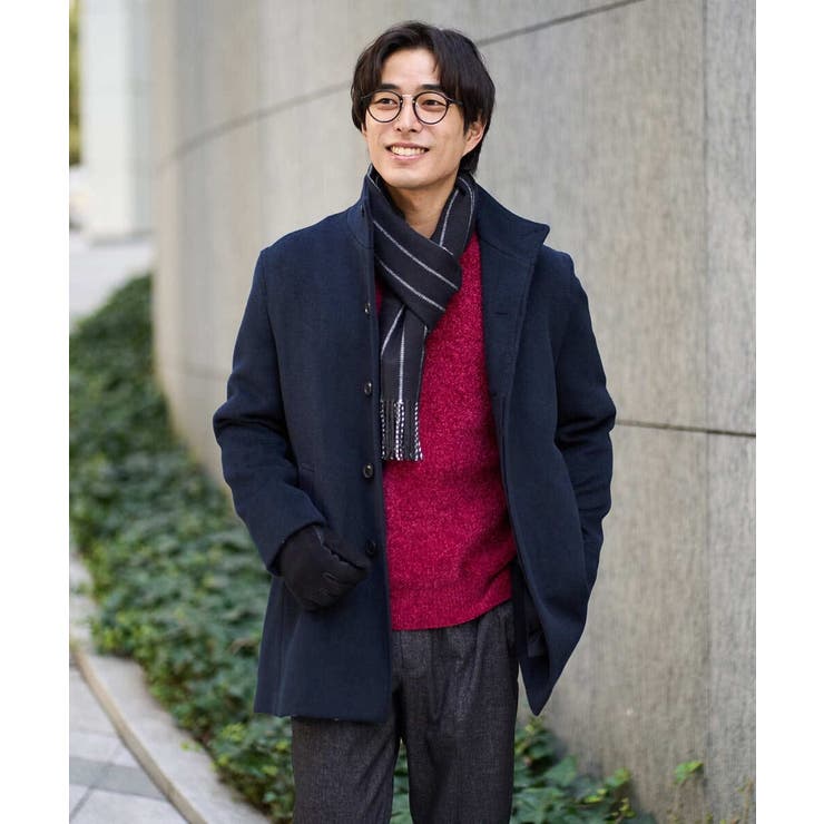 ウールライトビーバースタンドカラージャケット | a.v.v【MEN】 | 詳細画像35 