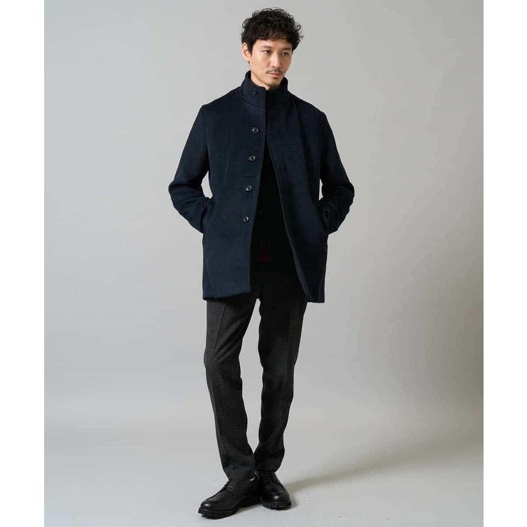 ウールライトビーバースタンドカラージャケット | a.v.v【MEN】 | 詳細画像4 