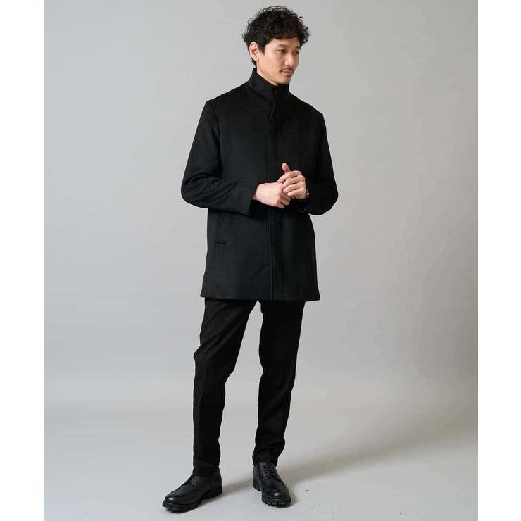 ウールライトビーバースタンドカラージャケット | a.v.v【MEN】 | 詳細画像7 
