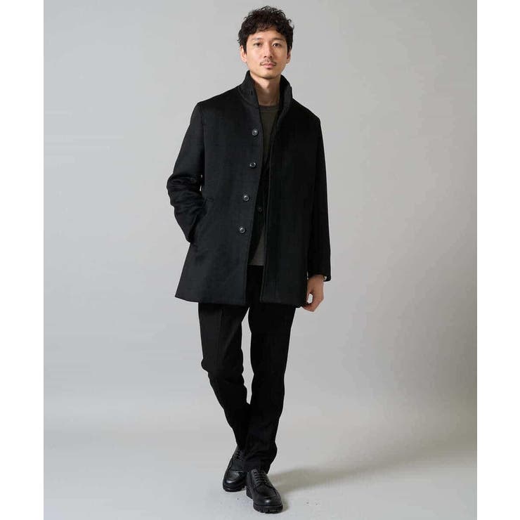 ウールライトビーバースタンドカラージャケット | a.v.v【MEN】 | 詳細画像8 