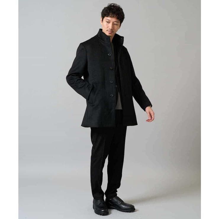 ウールライトビーバースタンドカラージャケット | a.v.v【MEN】 | 詳細画像9 