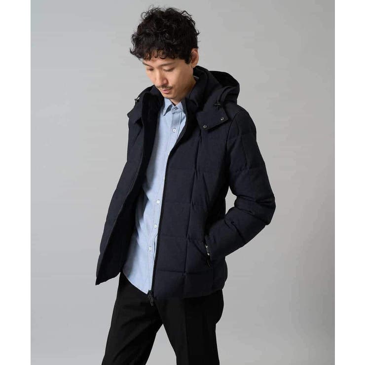 【ダウン混率90%】デタッチャブルフードストレッチダウンブルゾン【軽量/撥水】 | a.v.v【MEN】 | 詳細画像18 