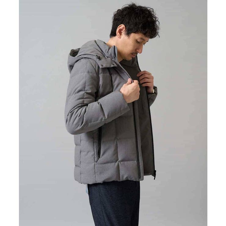 【ダウン混率90%】デタッチャブルフードストレッチダウンブルゾン【軽量/撥水】 | a.v.v【MEN】 | 詳細画像21 