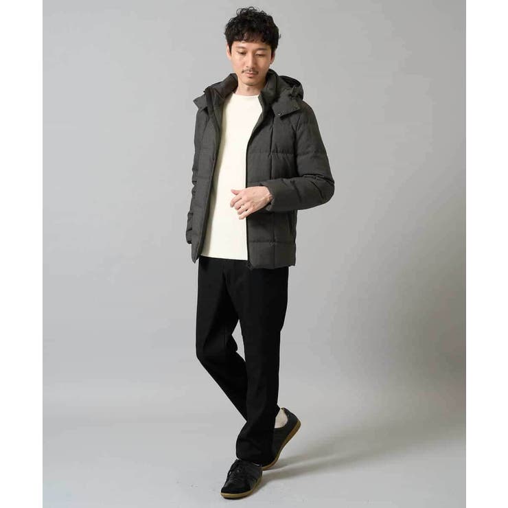 【ダウン混率90%】デタッチャブルフードストレッチダウンブルゾン【軽量/撥水】 | a.v.v【MEN】 | 詳細画像5 