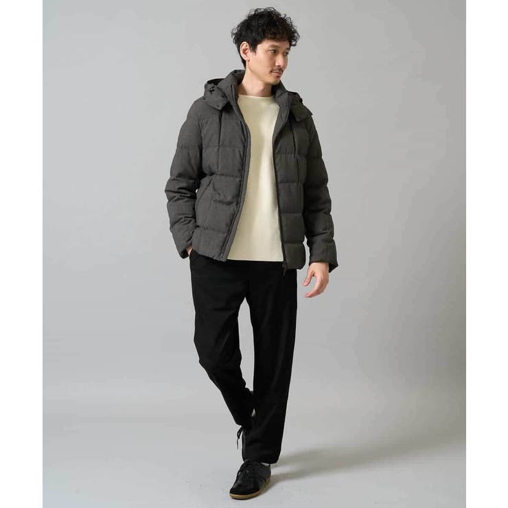 【ダウン混率90%】デタッチャブルフードストレッチダウンブルゾン【軽量/撥水】 | a.v.v【MEN】 | 詳細画像6 