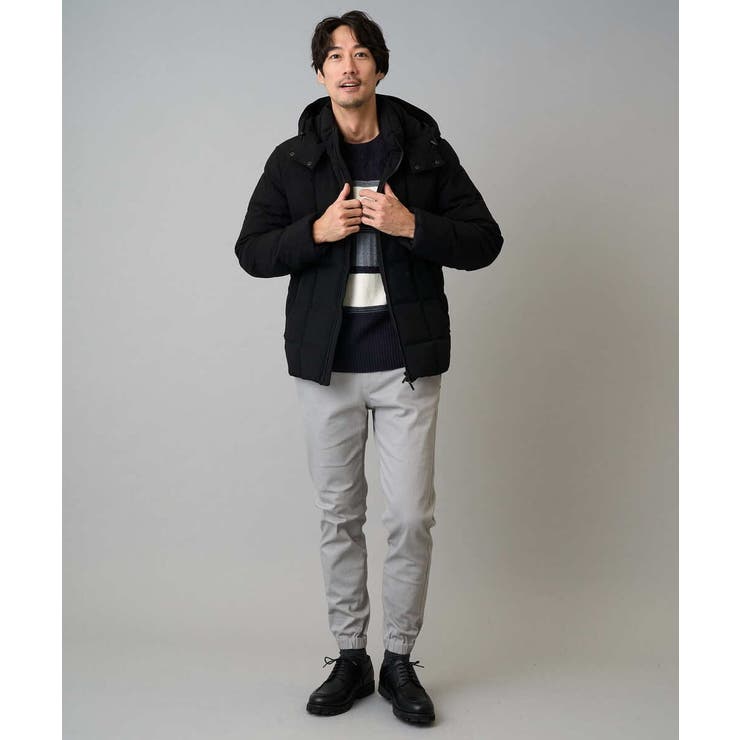 【ダウン混率90%】デタッチャブルフードストレッチダウンブルゾン【軽量/撥水】 | a.v.v【MEN】 | 詳細画像7 