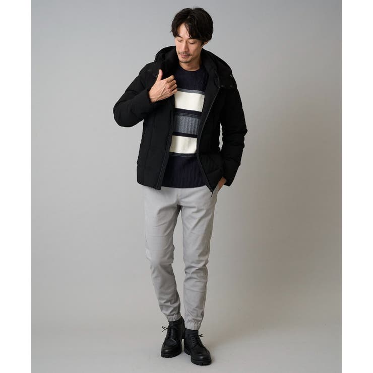 【ダウン混率90%】デタッチャブルフードストレッチダウンブルゾン【軽量/撥水】 | a.v.v【MEN】 | 詳細画像8 