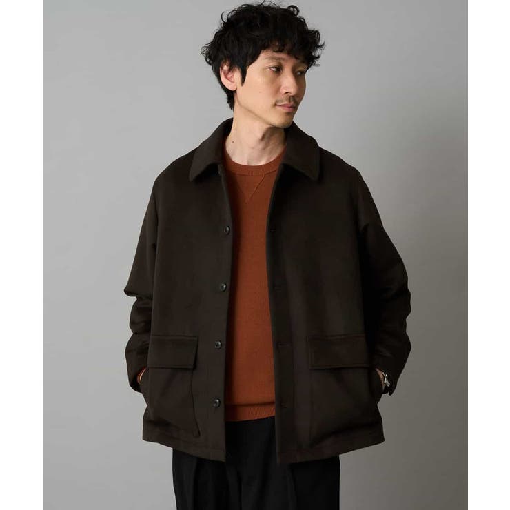 フェイクウールワイドシルエットカバーオール | a.v.v【MEN】 | 詳細画像1 