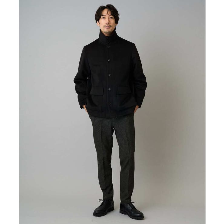 フェイクウールワイドシルエットカバーオール | a.v.v【MEN】 | 詳細画像19 