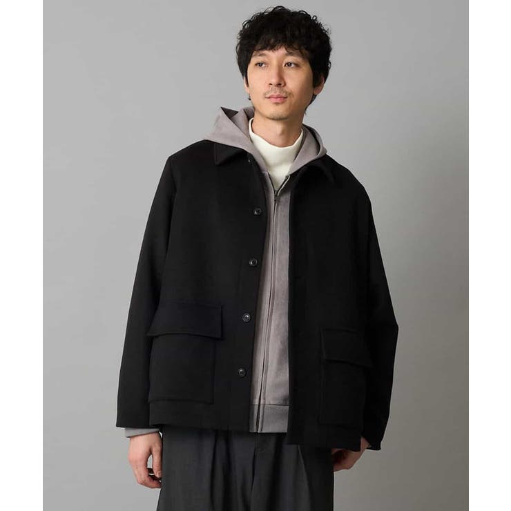 フェイクウールワイドシルエットカバーオール | a.v.v【MEN】 | 詳細画像2 