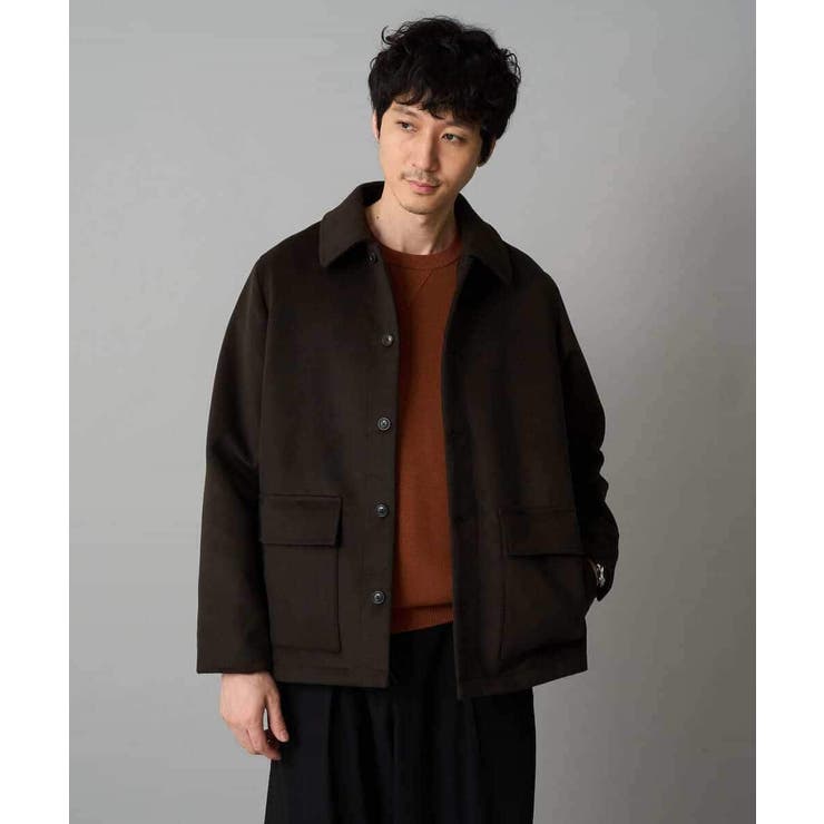 フェイクウールワイドシルエットカバーオール | a.v.v【MEN】 | 詳細画像21 