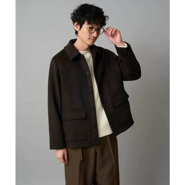 フェイクウールワイドシルエットカバーオール | a.v.v【MEN】 | 詳細画像24 