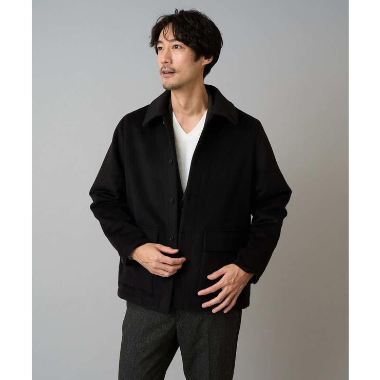 フェイクウールワイドシルエットカバーオール | a.v.v【MEN】 | 詳細画像26 