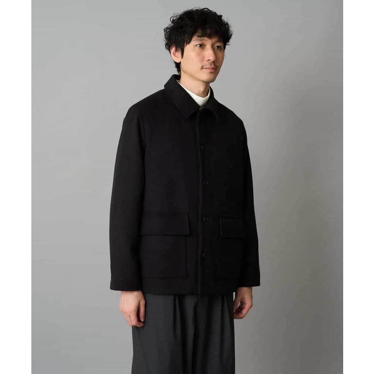 フェイクウールワイドシルエットカバーオール | a.v.v【MEN】 | 詳細画像30 