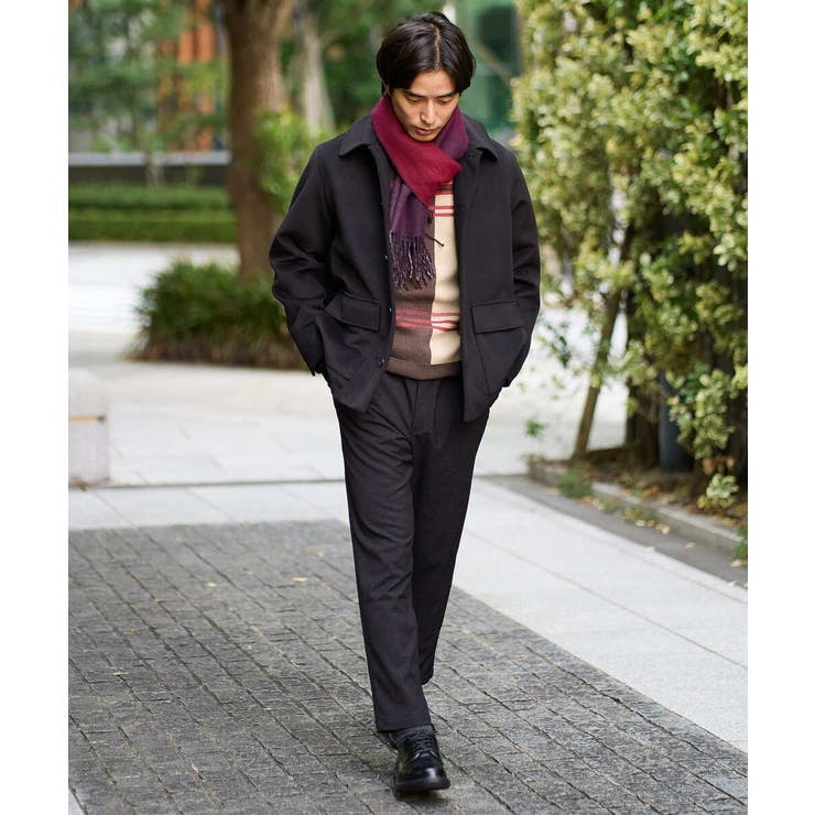 フェイクウールワイドシルエットカバーオール | a.v.v【MEN】 | 詳細画像44 