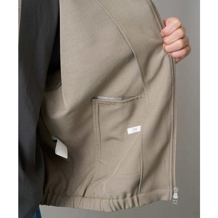 ジップアップスタンドカラーブルゾン | a.v.v【MEN】 | 詳細画像32 