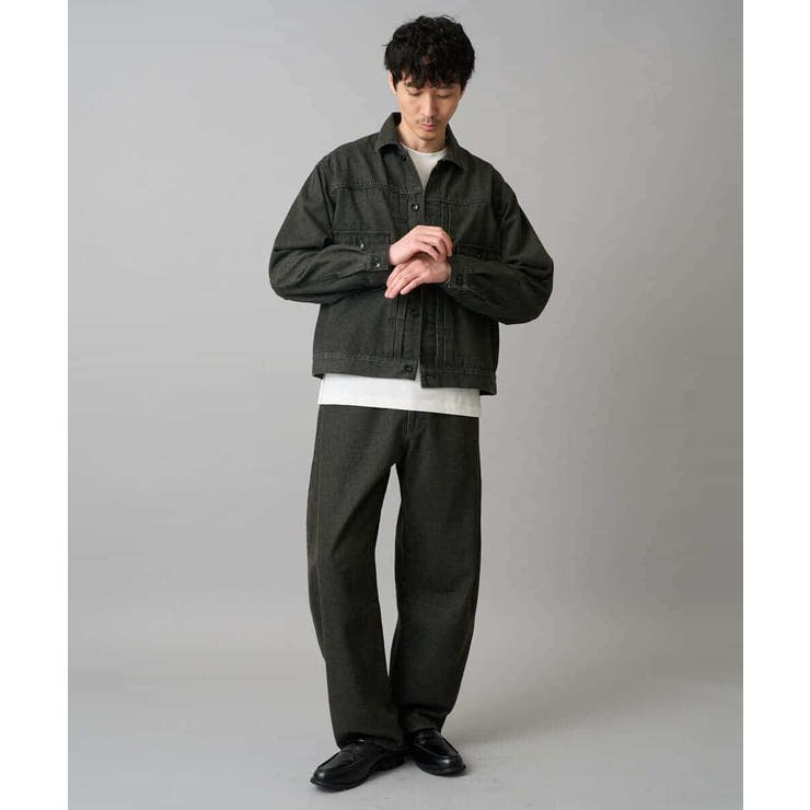 【洗濯機で洗える】ワイドシルエットデニムジャケット | a.v.v【MEN】 | 詳細画像10 