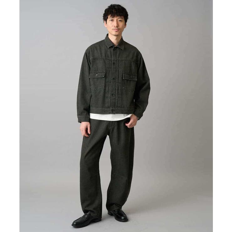 【洗濯機で洗える】ワイドシルエットデニムジャケット | a.v.v【MEN】 | 詳細画像11 