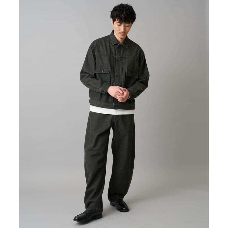 【洗濯機で洗える】ワイドシルエットデニムジャケット | a.v.v【MEN】 | 詳細画像13 