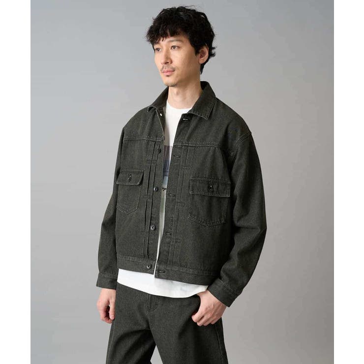【洗濯機で洗える】ワイドシルエットデニムジャケット | a.v.v【MEN】 | 詳細画像19 