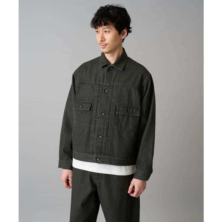 【洗濯機で洗える】ワイドシルエットデニムジャケット | a.v.v【MEN】 | 詳細画像20 