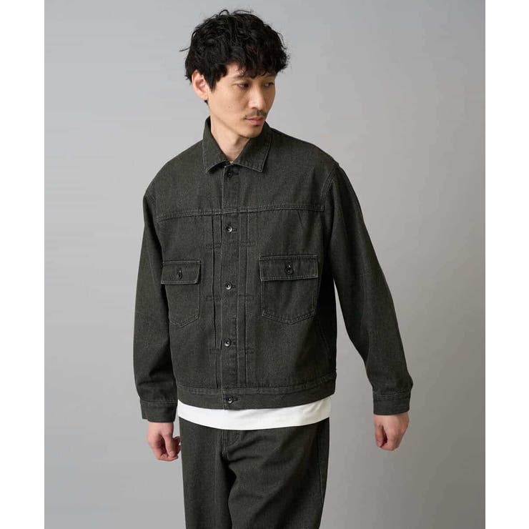 【洗濯機で洗える】ワイドシルエットデニムジャケット | a.v.v【MEN】 | 詳細画像22 