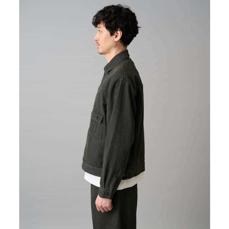 【洗濯機で洗える】ワイドシルエットデニムジャケット | a.v.v【MEN】 | 詳細画像23 