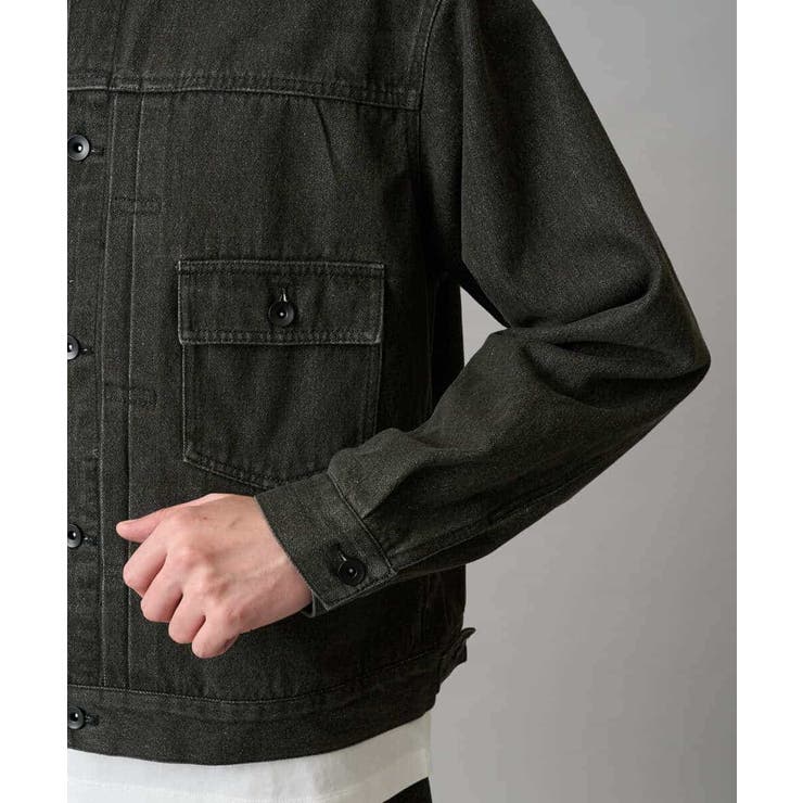 【洗濯機で洗える】ワイドシルエットデニムジャケット | a.v.v【MEN】 | 詳細画像26 