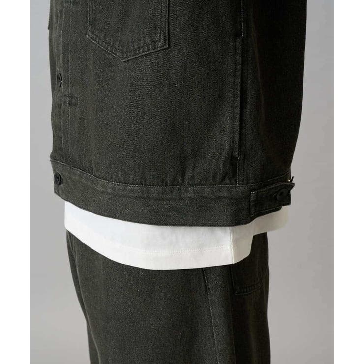 【洗濯機で洗える】ワイドシルエットデニムジャケット | a.v.v【MEN】 | 詳細画像27 