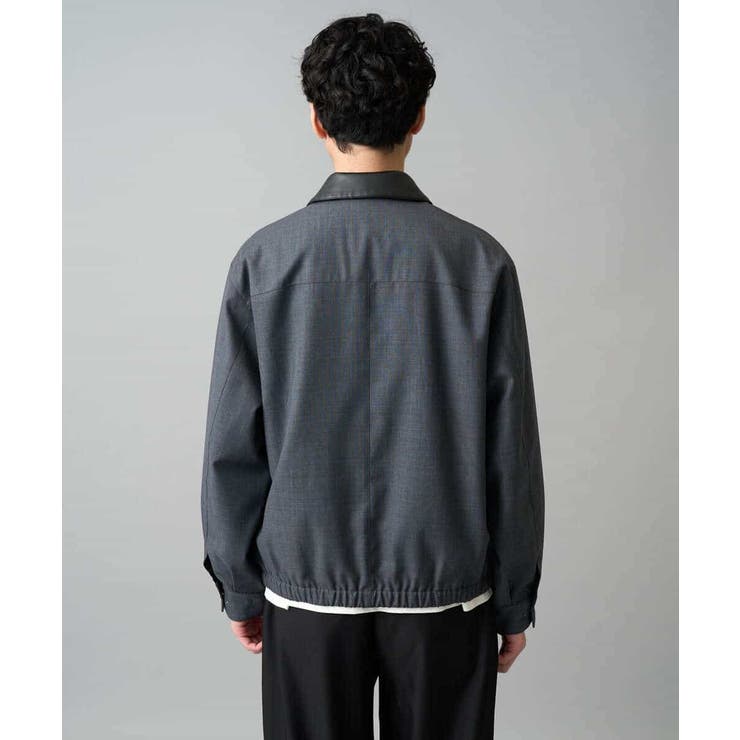 【イージーケア 洗濯機で洗える 毛玉になりにくい】ワイドシルエットショートブルゾ… | a.v.v【MEN】 | 詳細画像10 