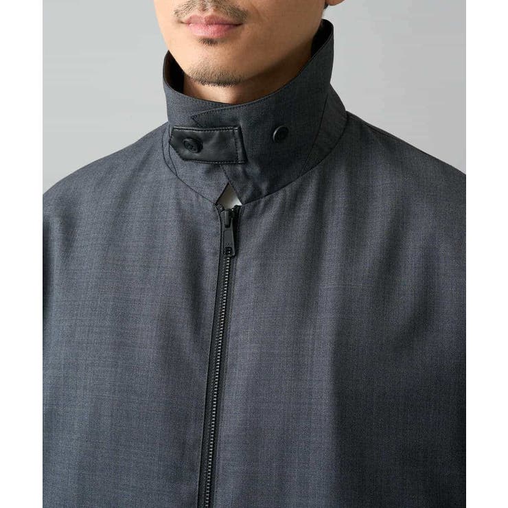 【イージーケア 洗濯機で洗える 毛玉になりにくい】ワイドシルエットショートブルゾ… | a.v.v【MEN】 | 詳細画像12 