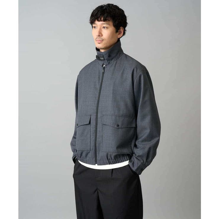 【イージーケア 洗濯機で洗える 毛玉になりにくい】ワイドシルエットショートブルゾ… | a.v.v【MEN】 | 詳細画像5 