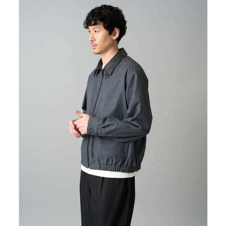 【イージーケア 洗濯機で洗える 毛玉になりにくい】ワイドシルエットショートブルゾ… | a.v.v【MEN】 | 詳細画像7 